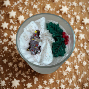 Bougie gourmande Bûche de Noël