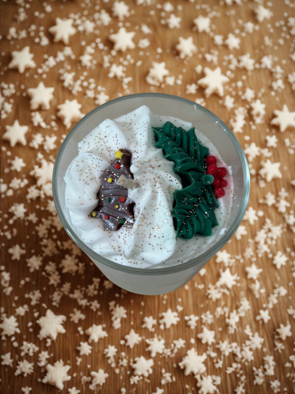 Bougie gourmande Bûche de Noël