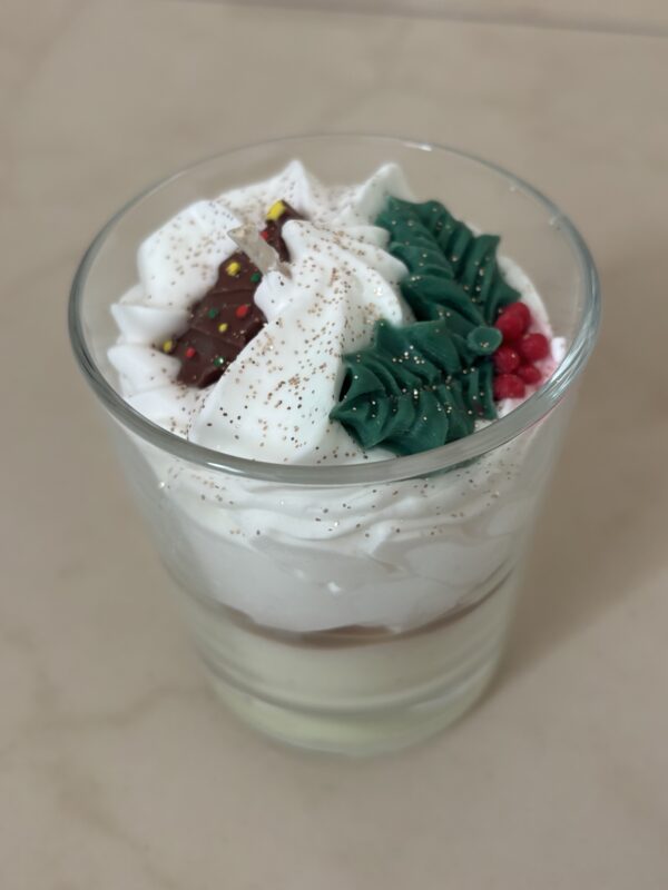 Bougie gourmande Bûche de Noël – Image 2